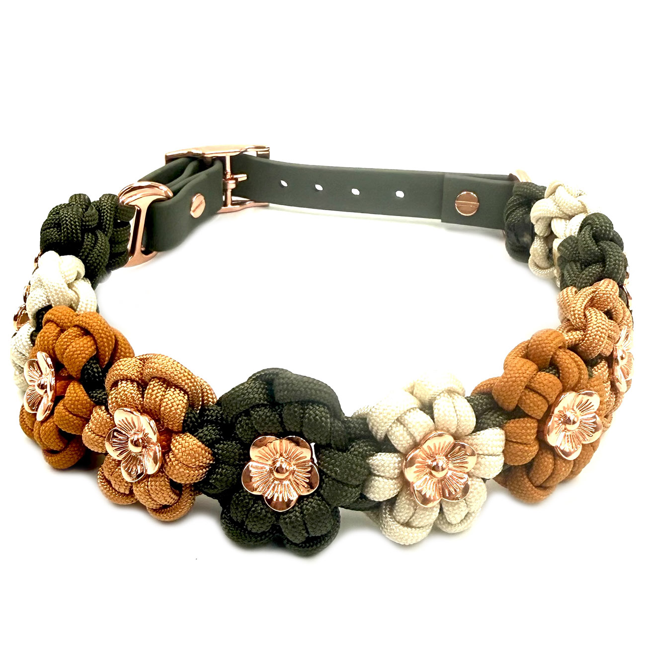 Blumenhalsband BOHO Amber