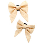 Dog Bow BEIGE – Bild 2