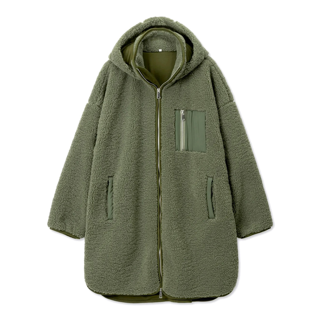 Human Sherpa Jacke SUMU Olive