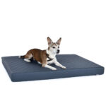 Hundebett Nuvola aus Kunstleder Gesteppt – Bild 2
