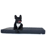 Hundebett Nuvola aus Kunstleder Gesteppt – Bild 4