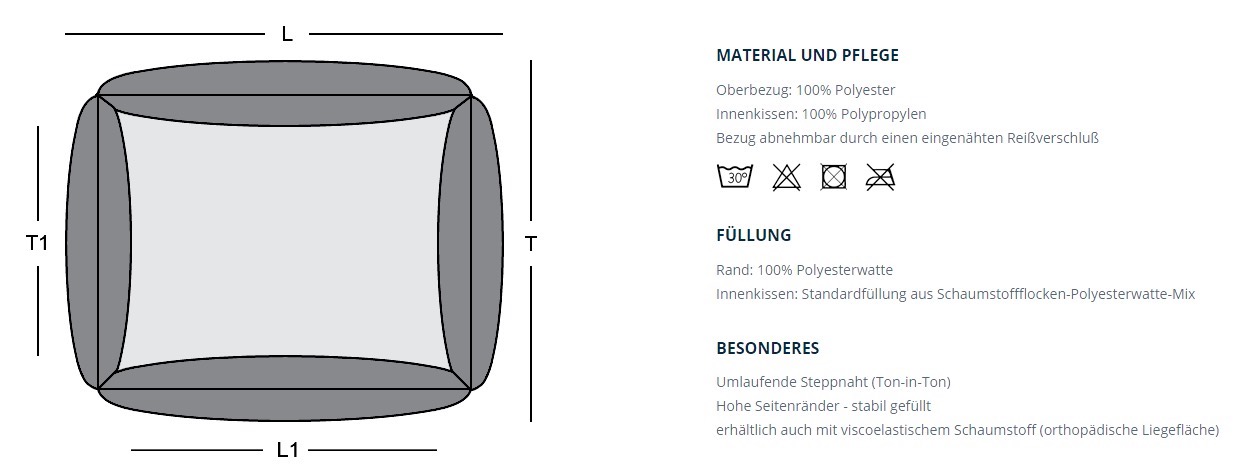 Hundebett Worldcollection Silver