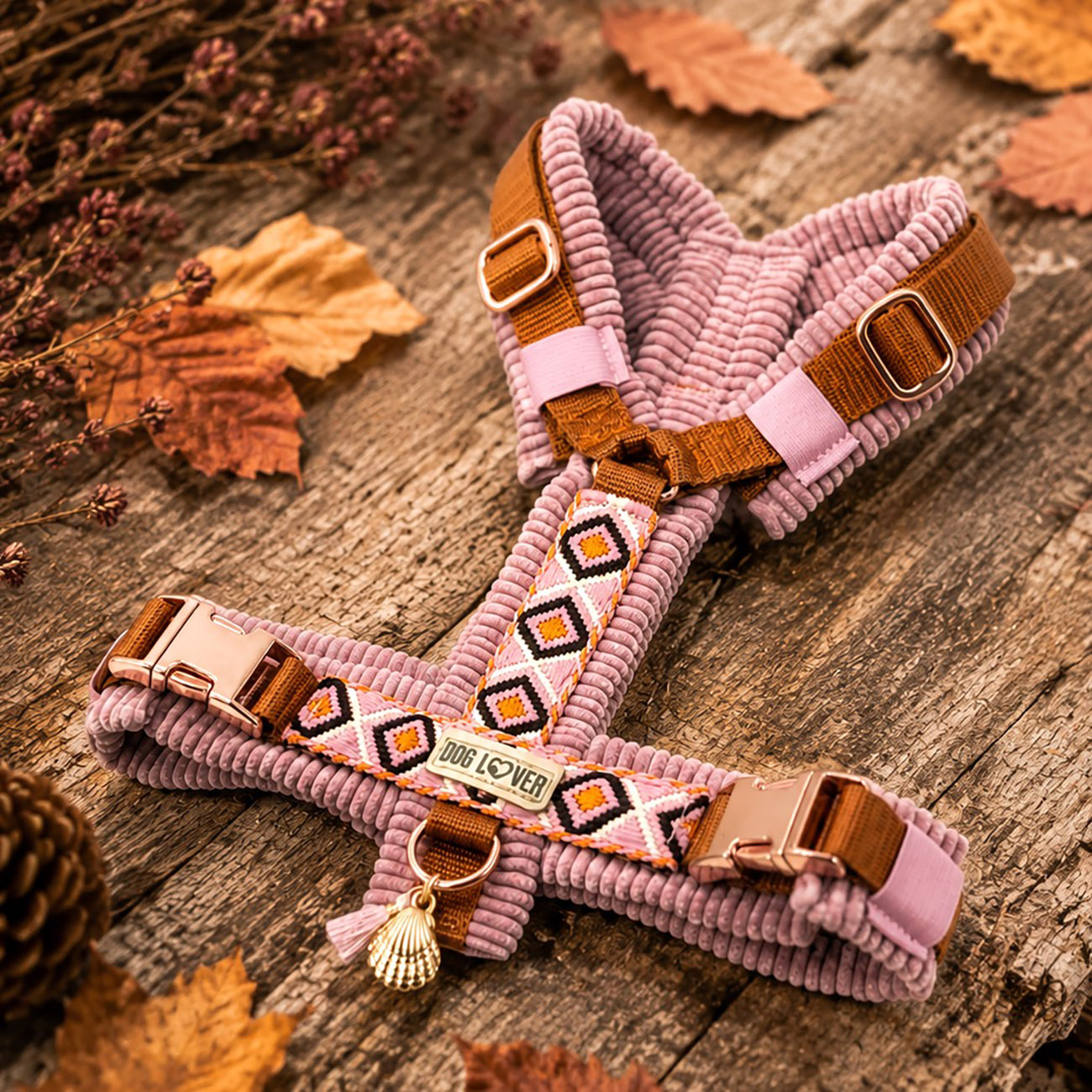 Hundegeschirr BOHO ROSEWOOD