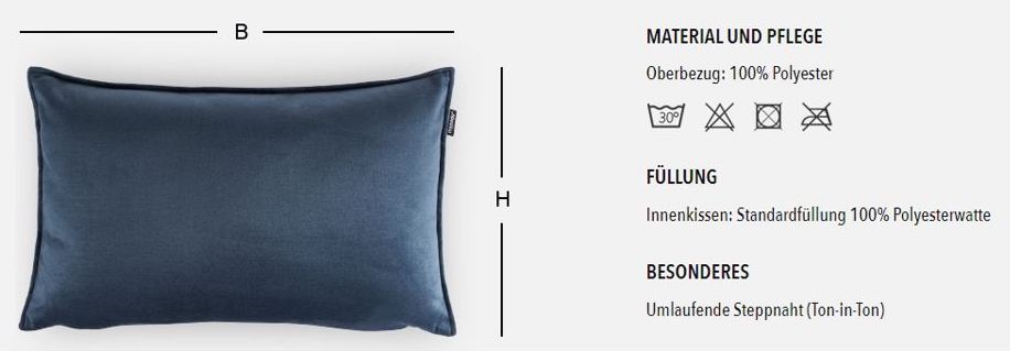 Kuschelkissen Island Velvetline
