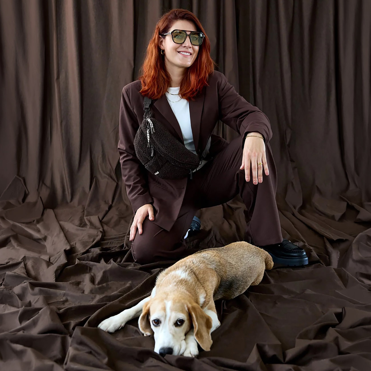 Leckerlibeutel Teddy Fleece EMMA Braun Limited Edition