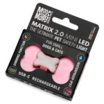 Matrix Mini LED Sicherheitslicht Fuer Kleine Hunde Und Katzen Rosa