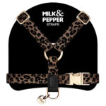 Milk Pepper Hundegeschirr ZARIA Leopard