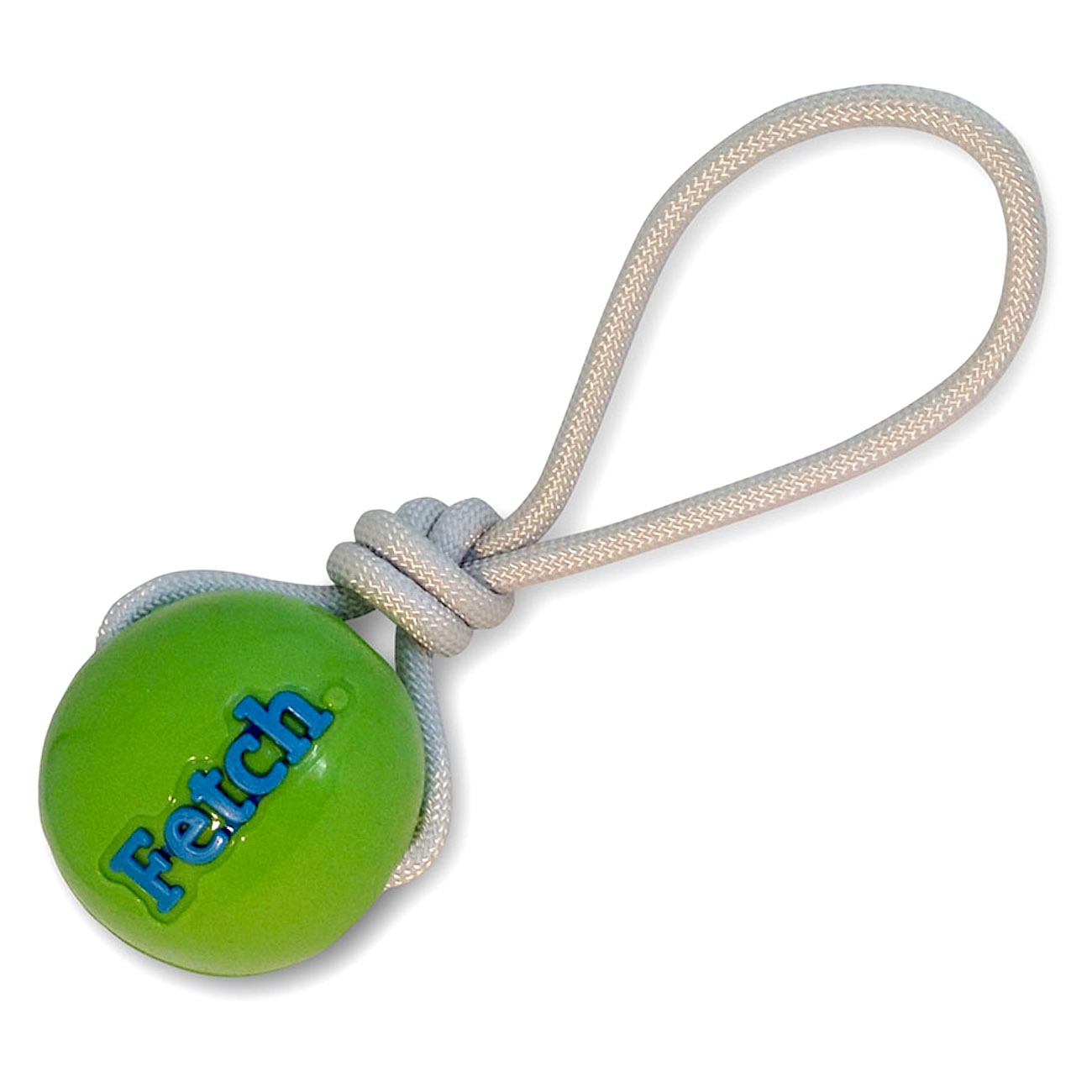 Planet Dog Fetch Ball Rope Gruen