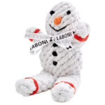 SHAWN DER SCHNEEMANN Weihnachtliches Kauspielzeug Fuer Hunde Aus Baumwolle