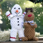 SHAWN DER SCHNEEMANN Weihnachtliches Kauspielzeug Fuer Hunde Aus Baumwolle