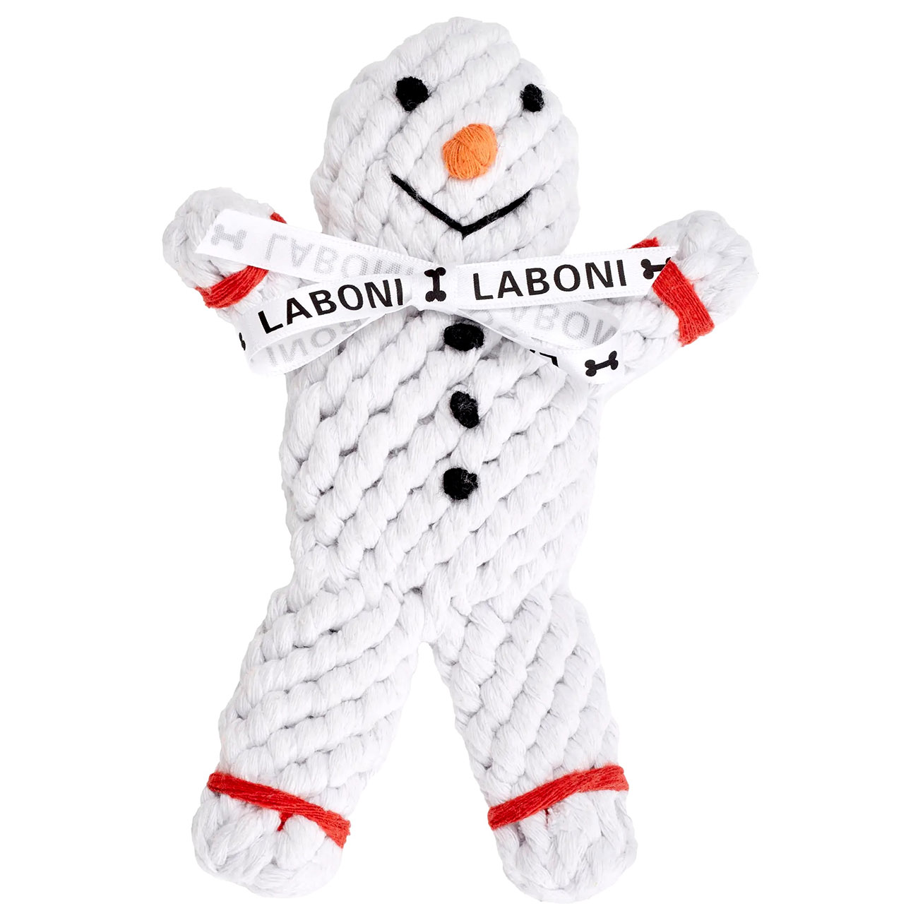 SHAWN DER SCHNEEMANN Weihnachtliches Kauspielzeug Fuer Hunde Aus Baumwolle