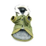 Wintermantel ARMY khaki – Bild 2